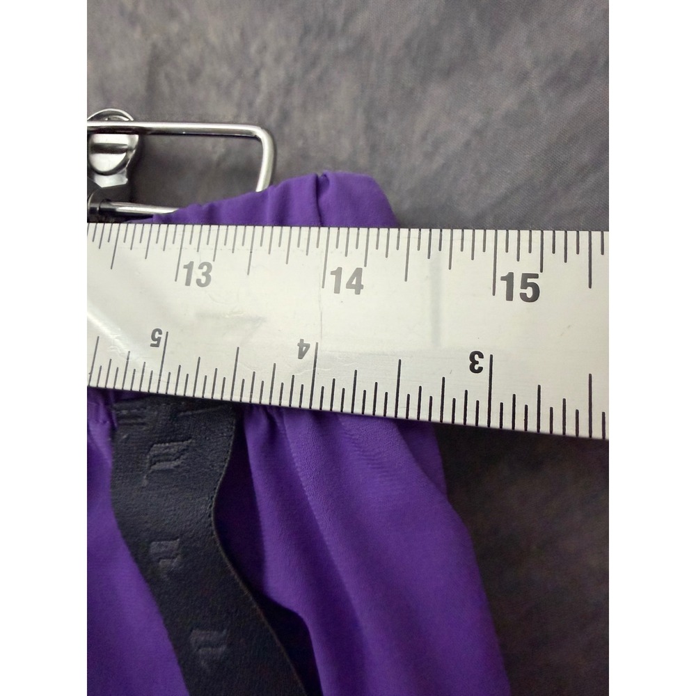 Fabletics Purple The One Short Women's Medium Zipper Pockets Drawstring Unlined - Picture 7 of 8